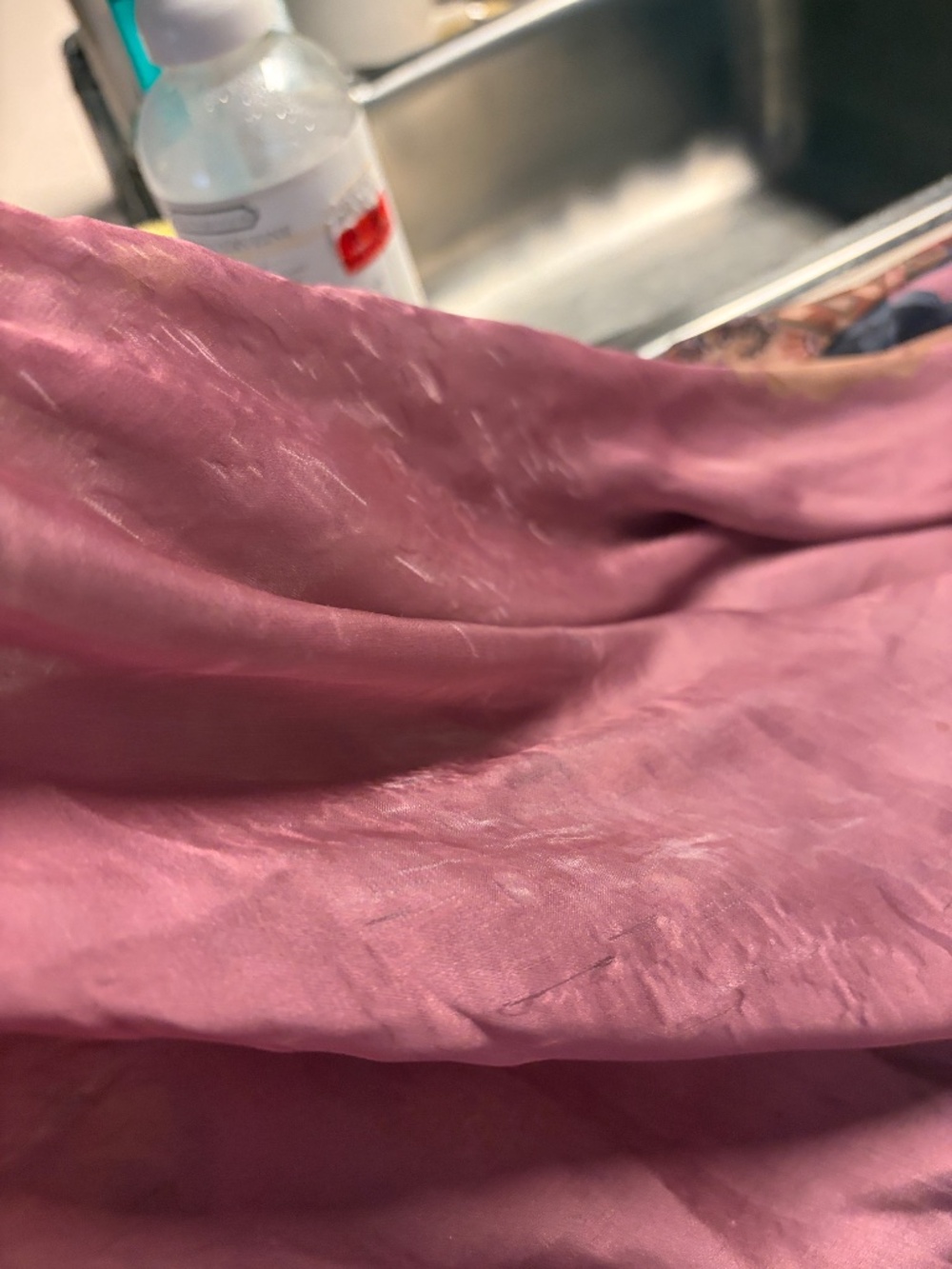 Esperanza Floral Paisley Silk Pink Scarf - Picture 7 of 14